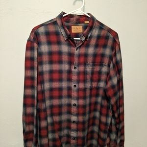 Men's M Red Head Ranch Edition Flanel
